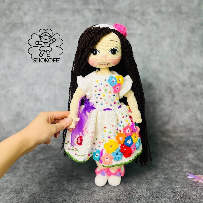 عروسک بافت دختر بهار کد۵۰