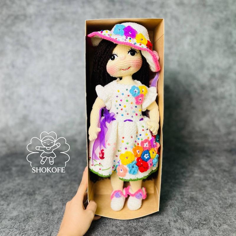 عروسک بافت دختر بهار کد۵۰