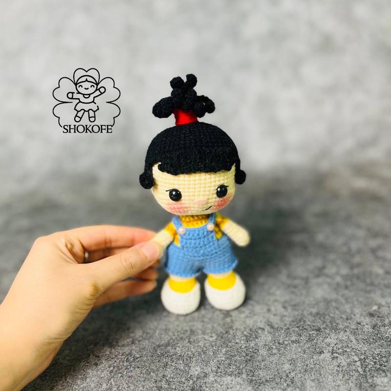 عروسک اگنس بافت کد۵۰