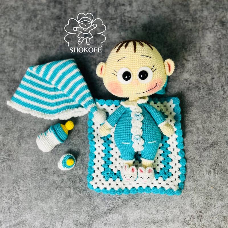 عروسک بافت نوزادپسر کد۵۰