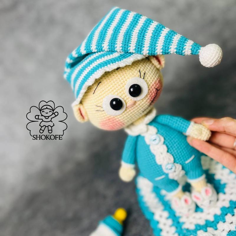 عروسک بافت نوزادپسر کد۵۰