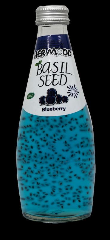 نوشیدنی حاوی تخم شربتی طعم بلوبری