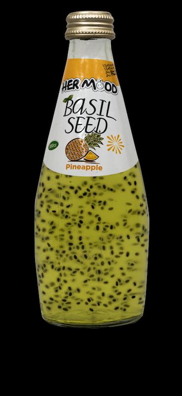 نوشیدنی حاوی تخم شربتی طعم اناناس