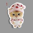 استیکر Cute cats staring