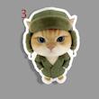 استیکر Cute cats staring