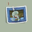 استیکر Krusty Krab window SpongeBob
