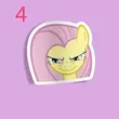 استیکر MLP Fluttershy In different poses
