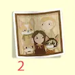 استیکر The girl and her pets
