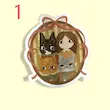 استیکر The girl and her pets