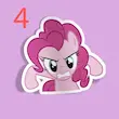 استیکر MLP Pinkie Pie In different poses