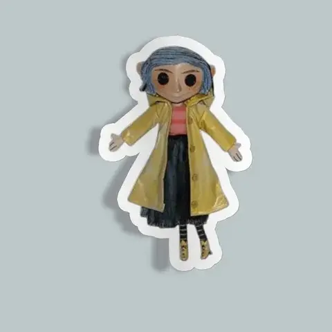 استیکر Coraline the doll