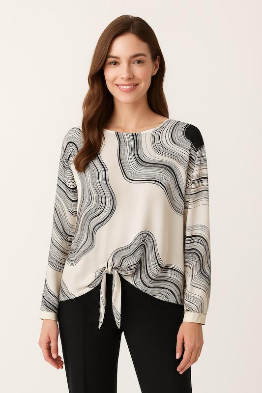 شومیز زنانه کوتاه بند دار