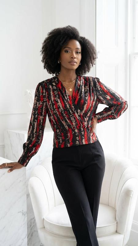 شومیز نیم تنه