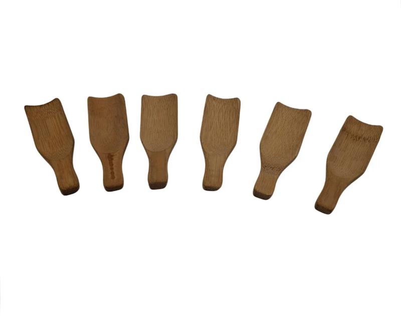 قاشق ادویه ۶ عددی سرتاسی بامبو بزرگ