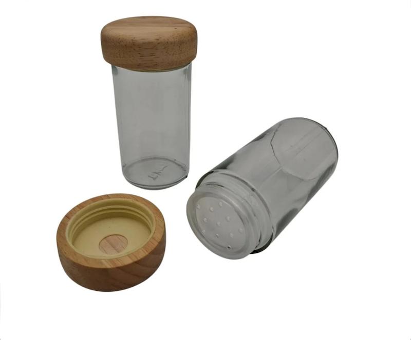 ادویه پاش گرد در چوب رابر