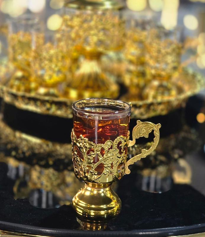 سرویس چایخوری نورا طلایی