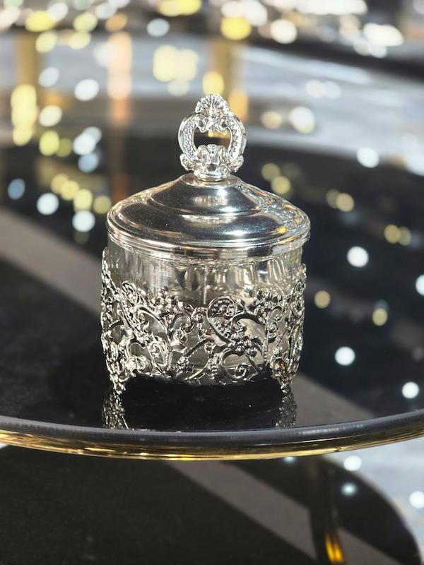 سرویس چایخوری نورا نقره ای