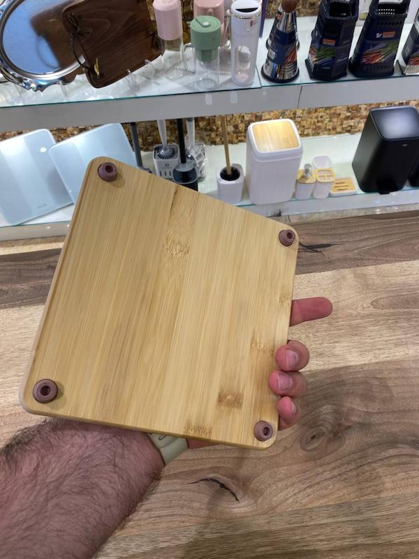 زیرقابلمه ای مربع بامبو