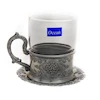 سرویس چای خوری 12 پارچه مدل پیوتر سیلور مات 