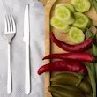کارد و چنگال میوه خوری 12پارچه مدل دونا