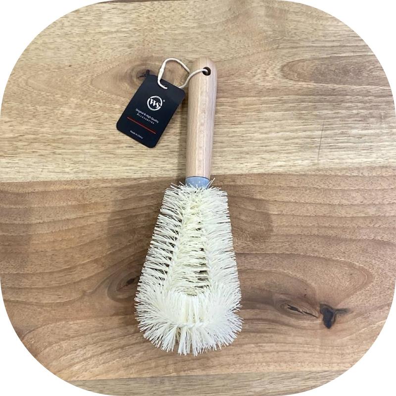 فرچه پارچ و لیوان شوی دسته چوب WS