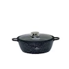 سرویس قابلمه و تابه گرانیتی 24 پارچه لایف اسمایل مدل LIFEP7S-24-BLACK