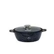 سرویس قابلمه و تابه گرانیتی 24 پارچه لایف اسمایل مدل LIFEP7S-24-BLACK
