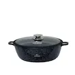 سرویس قابلمه و تابه گرانیتی 24 پارچه لایف اسمایل مدل LIFEP7S-24-BLACK