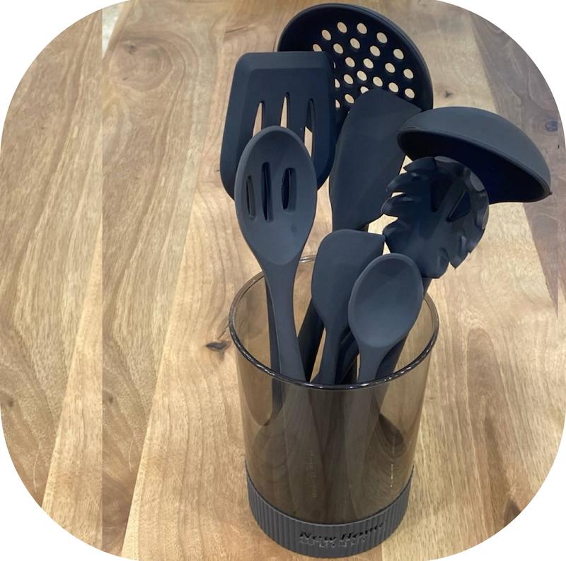 ست کفگیر ملاقه سیلیکونی