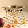 سوفله سالاد خوری مدل آدمک استیل کد 3006-SS