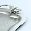 سینی دسته دار سالی نو مدل پروانه کد 609293 مجموعه دو عددی