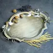 سینی دسته دار سالی نو مدل پروانه کد 608485 مجموعه دو عددی