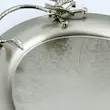 سینی دسته دار سالی نو مدل پروانه کد 608687 مجموعه دو عددی
