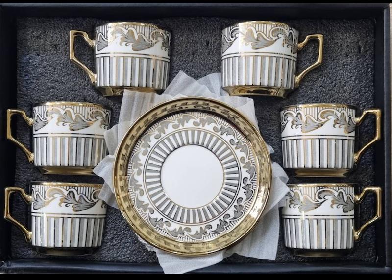 ست فنجان نعلبکی قهوه خوری وارداتی
