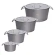سرویس قابلمه و تابه گرانیتی 17 پارچه اس جی طرح AKA