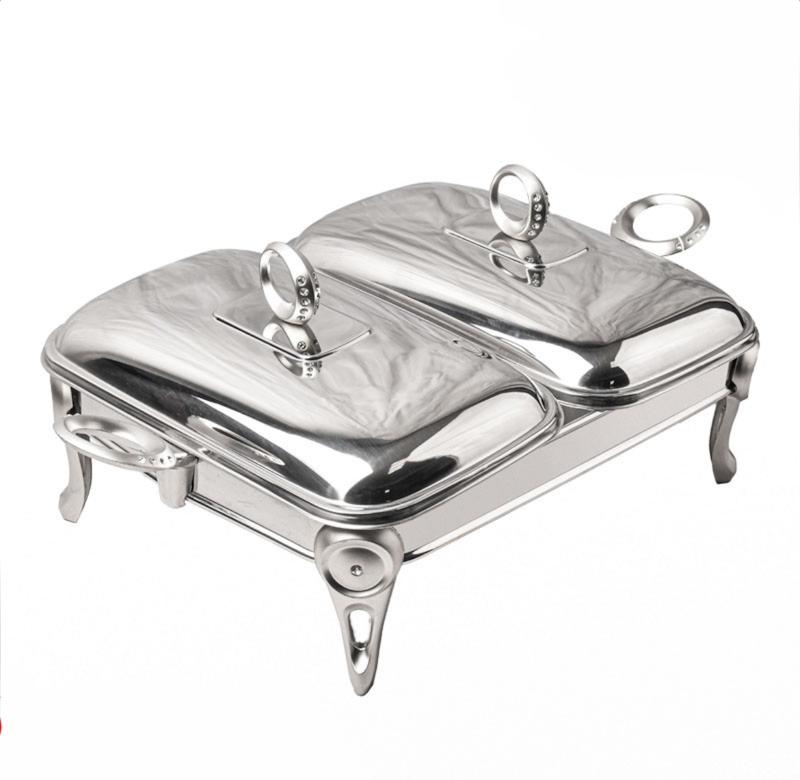 سوفله خوری دوقلو حلقه نگین استیل