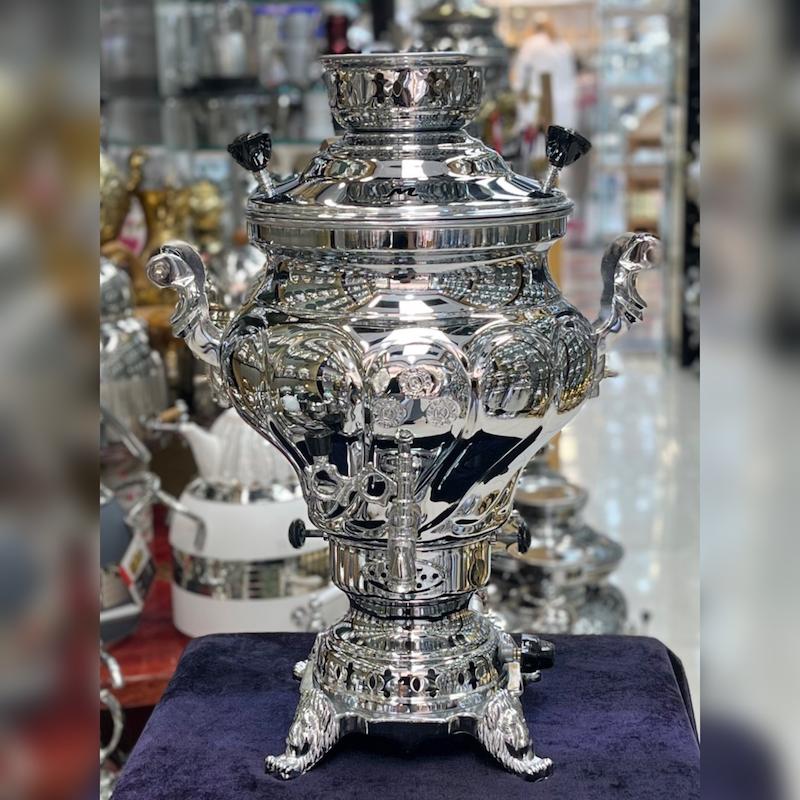 سماور گازی ماندگار مدل ویکتوریا ساده گنجایش ۶ لیتر