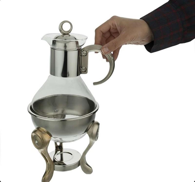سوفله قهوه خوری‌ استیل حلقه نگین