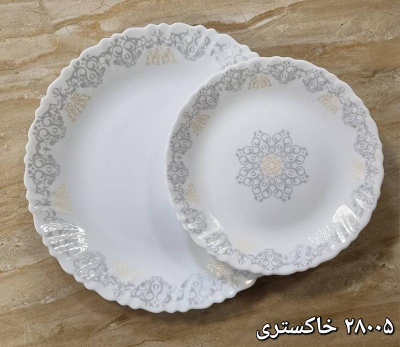 سرویس آرکوپال ۲۵ پارچه ۶ نفره مقصود کد ۲۸۰۰۵ خاکستری