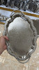 سینی دالبر لبه توری دسته ساده رنگ نیکلی