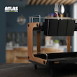 آبچکان اطلس ATLAS دو طبقه مدل شقایق طرح چوب کد 468