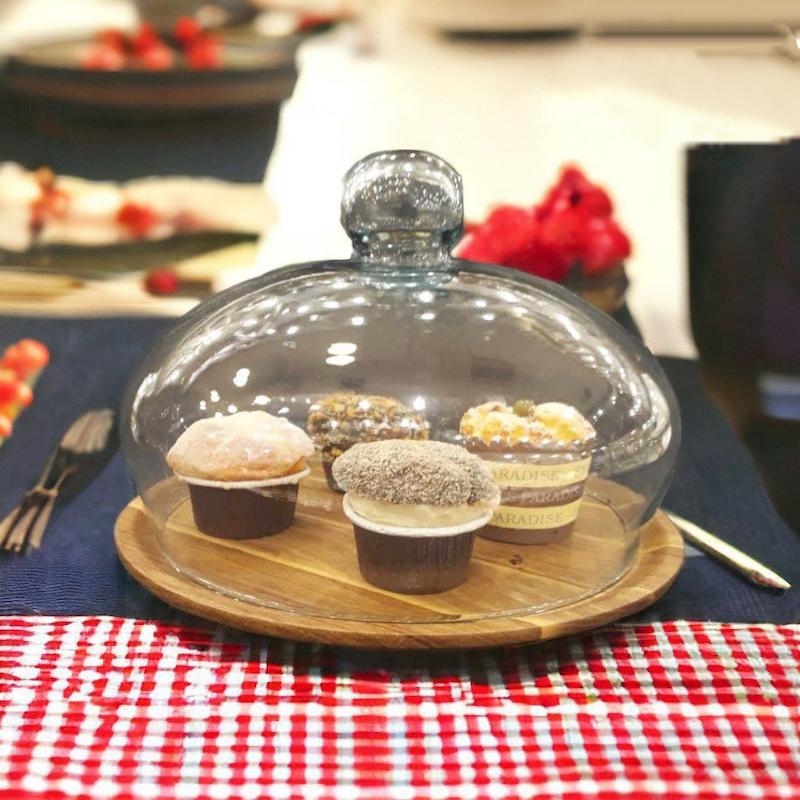 شیرینی خوری بدونه پایه چوب گردو