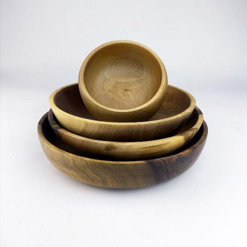 کاسه چوب گردو ۴ سایز