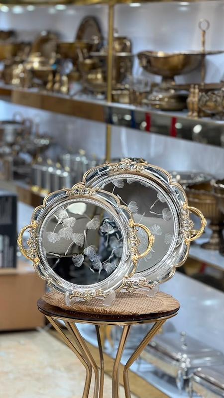 سینی دو تکه استیل وارداتی