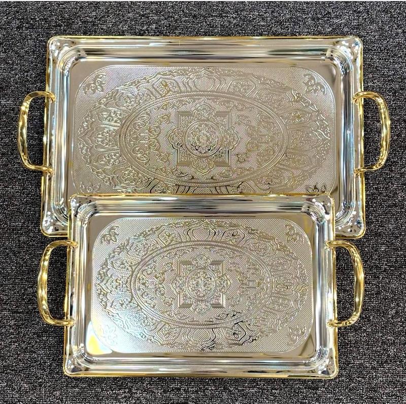 سینی دو تکه استیل وارداتی