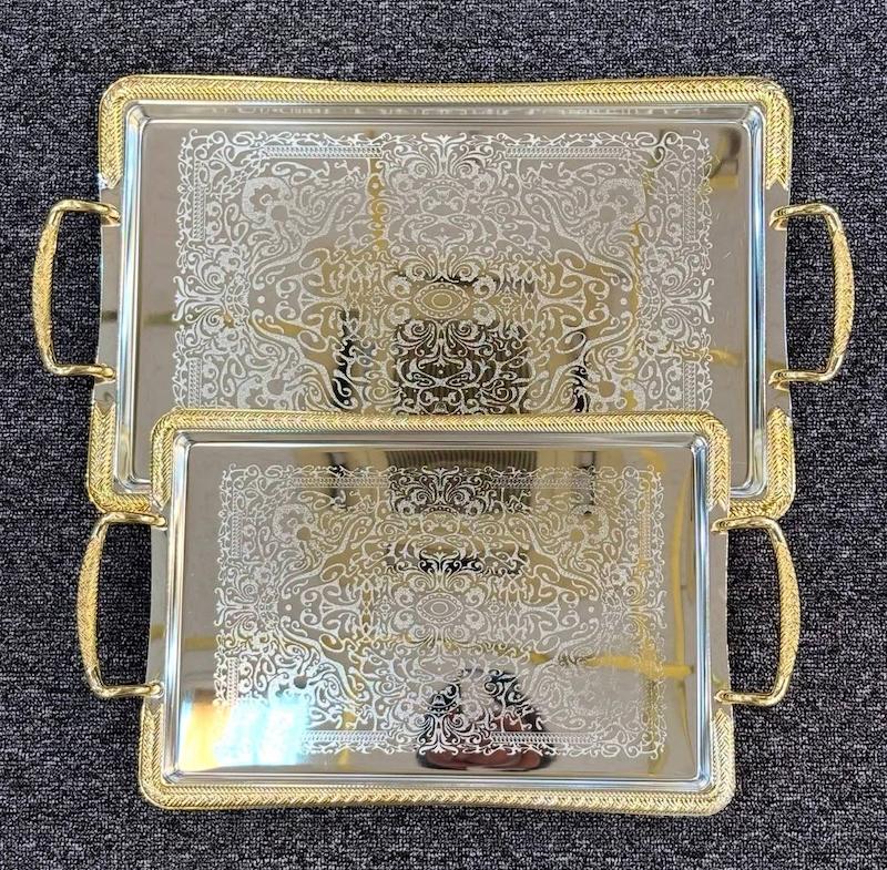 سینی دو تکه استیل وارداتی