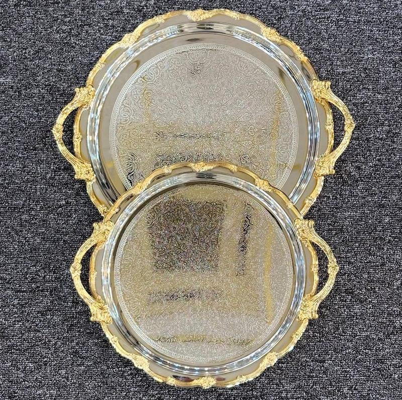 سینی دو تکه استیل وارداتی