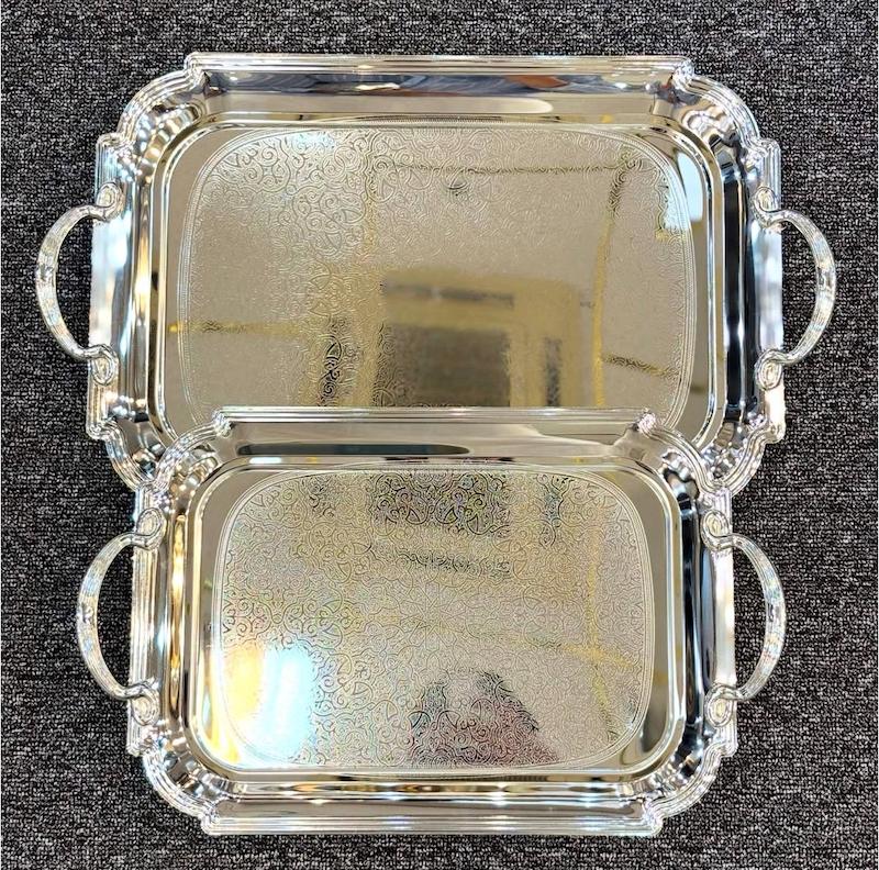 سینی دو تکه استیل وارداتی