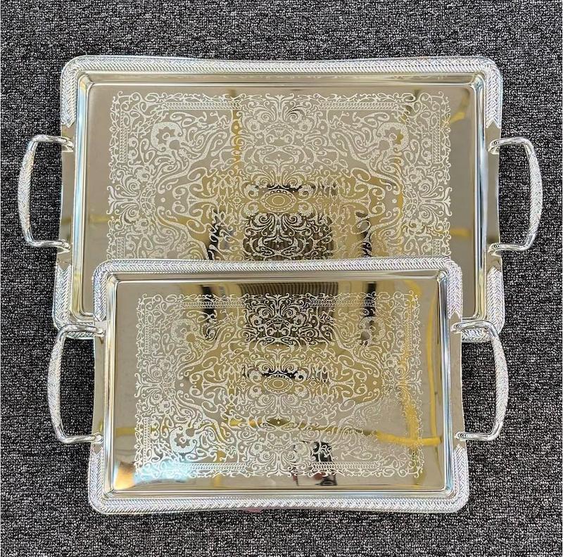 سینی دو تکه استیل وارداتی