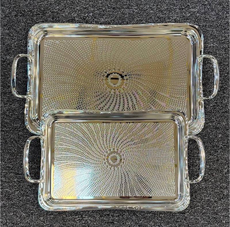 سینی دو تکه استیل وارداتی